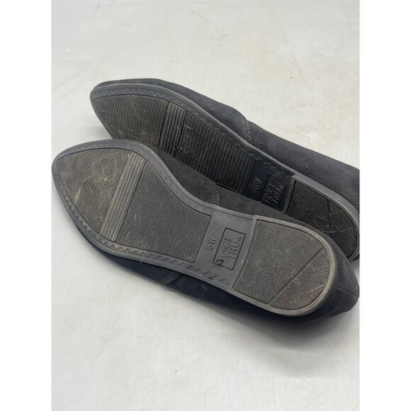 time and tru slip on flats sandals black soft point toe size 8 wide READ - Picture 6 of 6